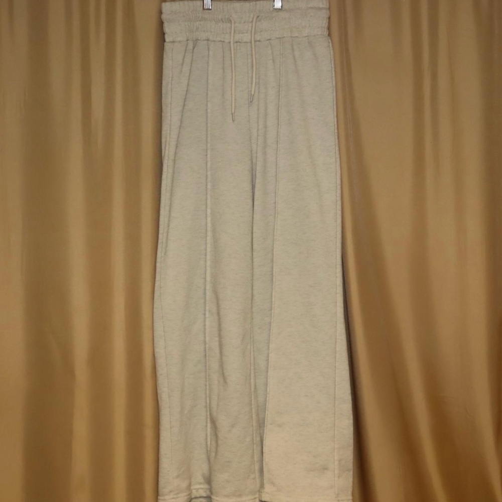 Basic Lined Light Grey Flared Sweatpants - image 8